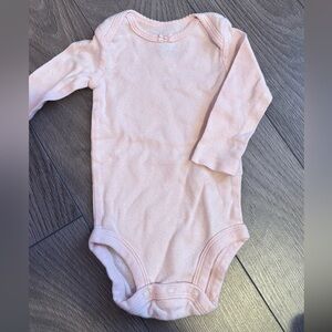 Carter's Light Pink Long-Sleeve Baby Bodysuit